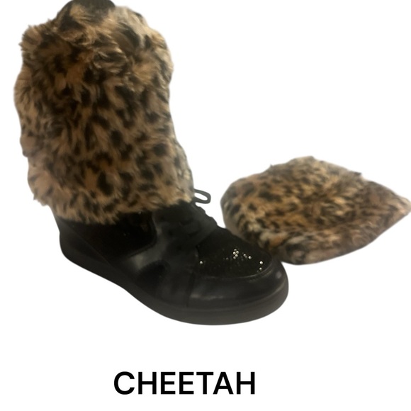 Multiple Colors Faux Fur Soft Costume Leg Warmers Boot Covers Dancewear Rave NWT - Picture 10 of 10